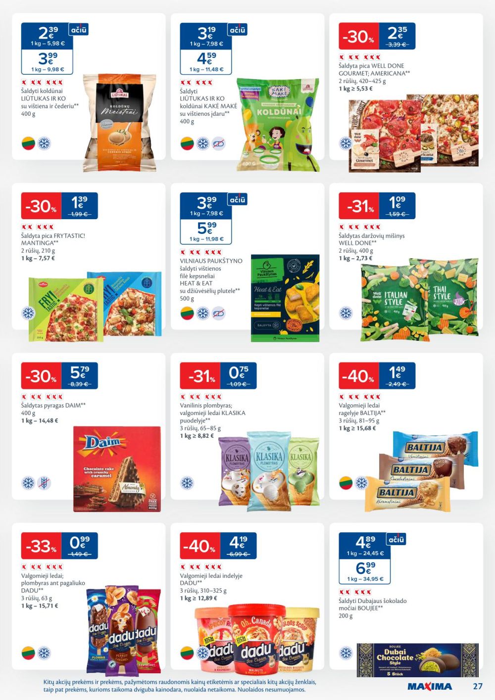 MAXIMA - Kaininis leidinys Nr.44 (2025 10 28 - 2025 11 03) | 27