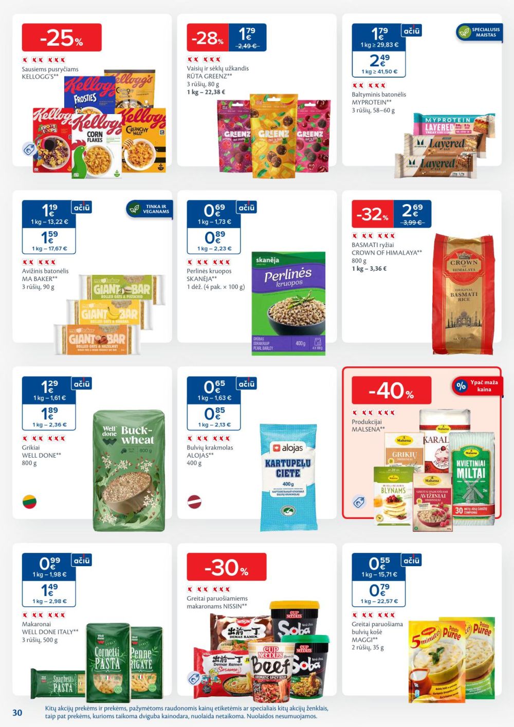 MAXIMA - Kaininis leidinys Nr.44 (2025 10 28 - 2025 11 03) | 30