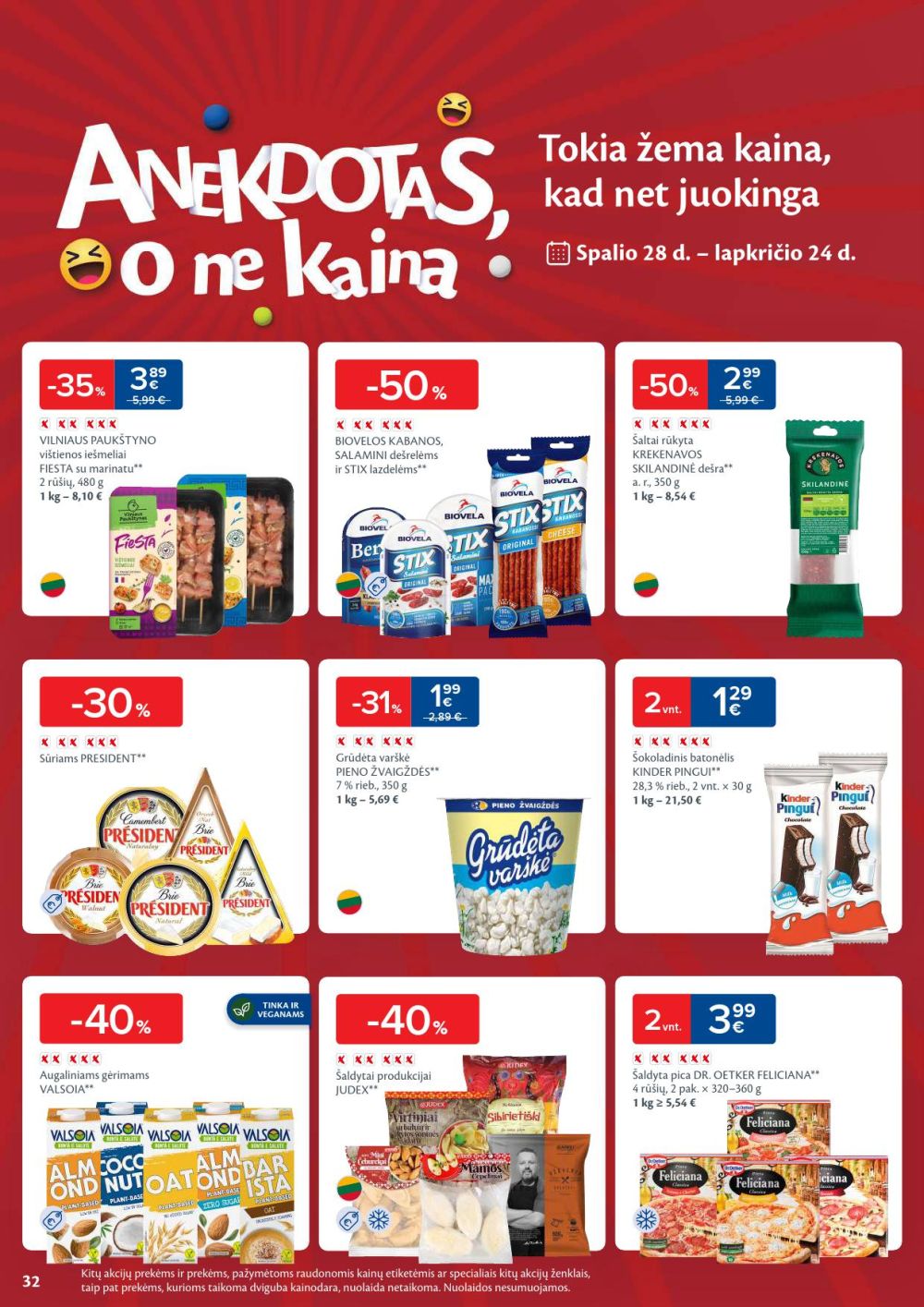 MAXIMA - Kaininis leidinys Nr.44 (2025 10 28 - 2025 11 03) | 32