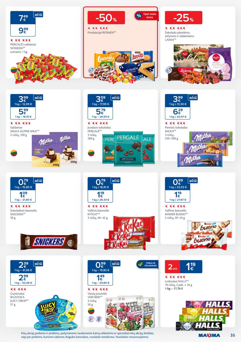 MAXIMA - Kaininis leidinys Nr.44 (2025 10 28 - 2025 11 03) | 35