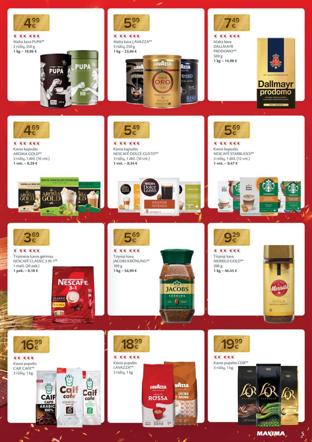 MAXIMA - Kaininis leidinys Nr.44 (2025 10 28 - 2025 11 03) | 5