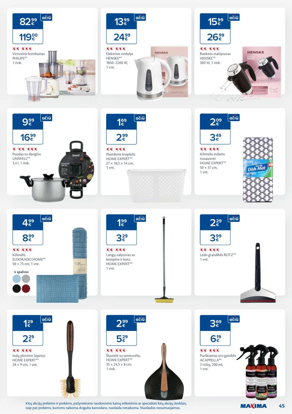 MAXIMA - Kaininis leidinys Nr.44 (2025 10 28 - 2025 11 03) | 45