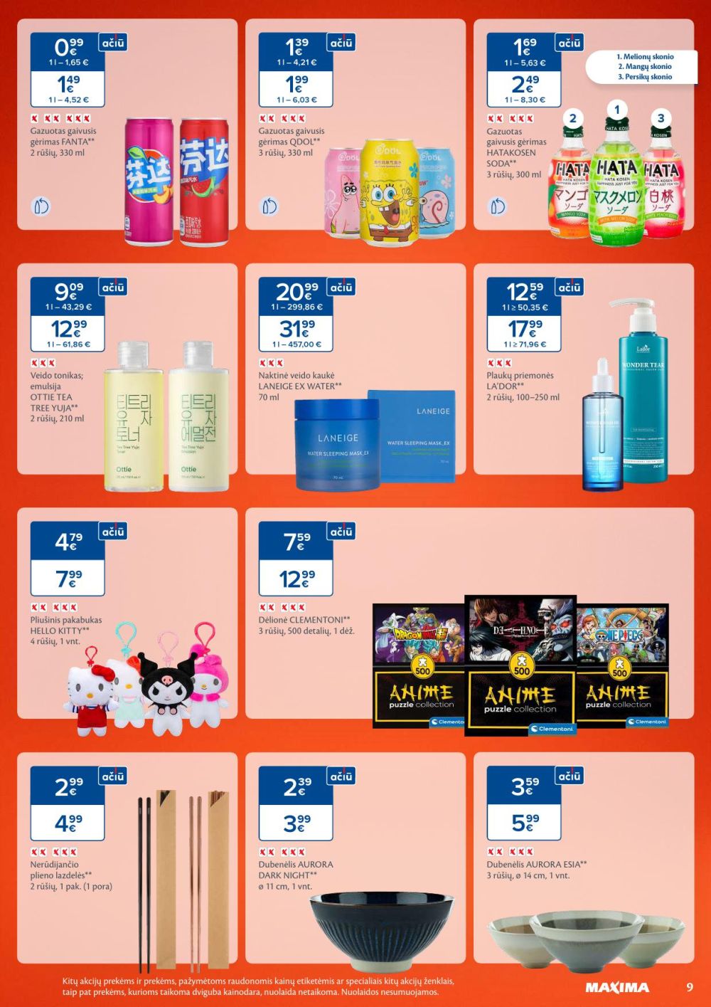 MAXIMA - Kaininis leidinys Nr.44 (2025 10 28 - 2025 11 03) | 9