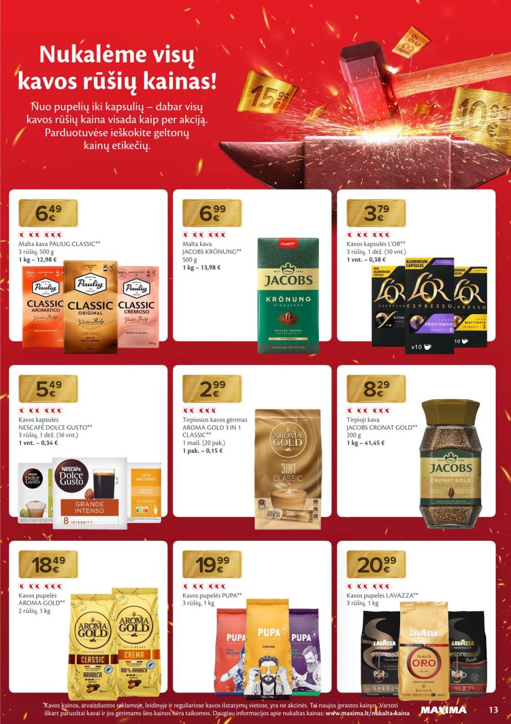 MAXIMA - Kaininis leidinys Nr.46 (2025 11 11 - 2025 11 17) | 13