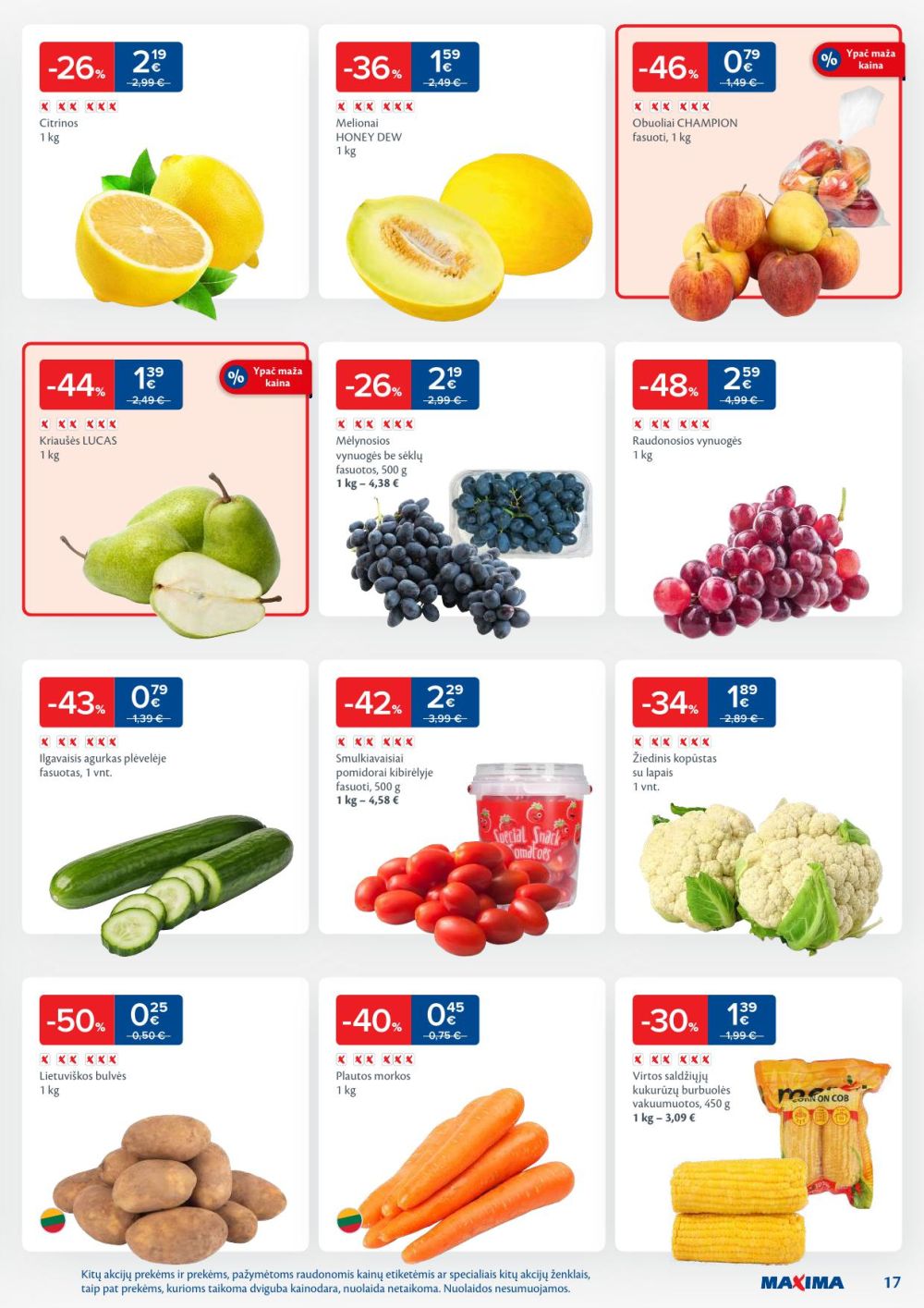 MAXIMA - Kaininis leidinys Nr.46 (2025 11 11 - 2025 11 17) | 17