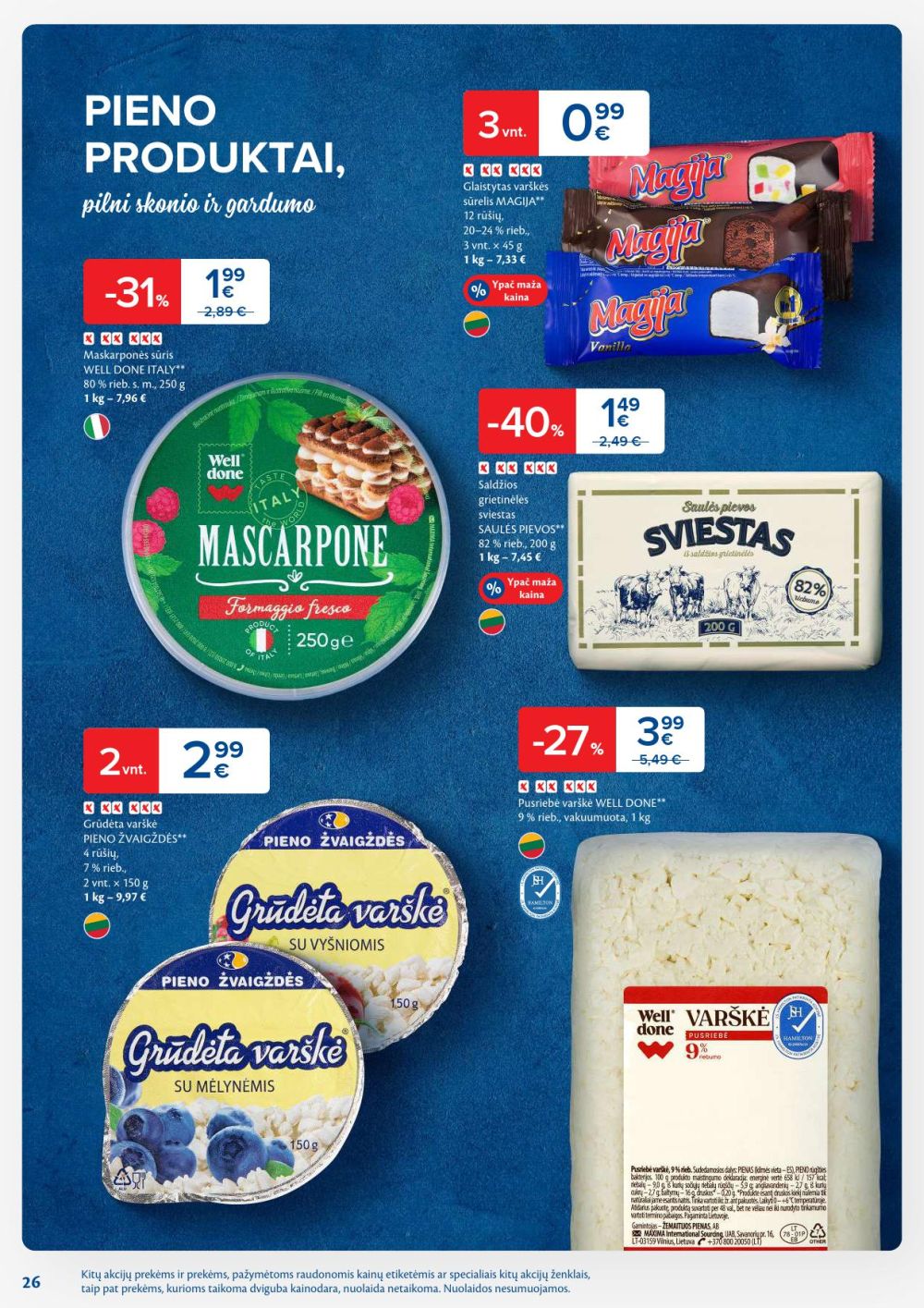 MAXIMA - Kaininis leidinys Nr.46 (2025 11 11 - 2025 11 17) | 26