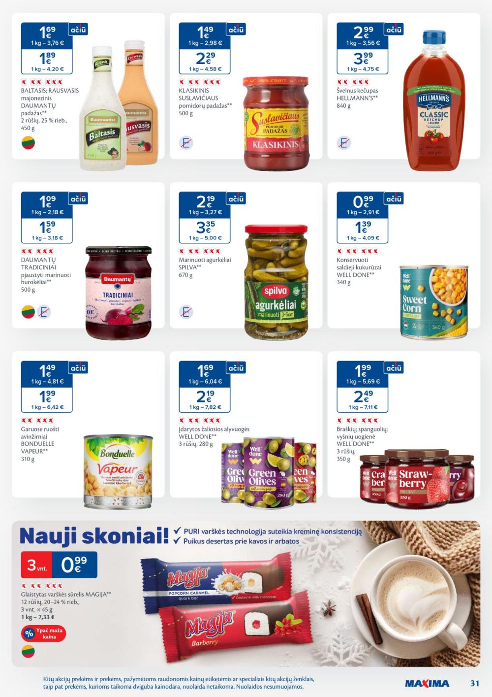 MAXIMA - Kaininis leidinys Nr.46 (2025 11 11 - 2025 11 17) | 31