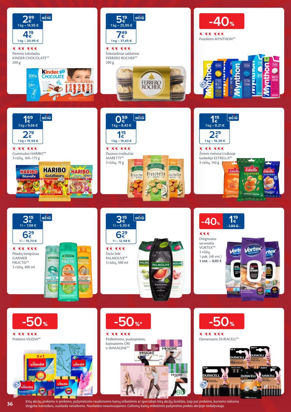 MAXIMA - Kaininis leidinys Nr.46 (2025 11 11 - 2025 11 17) | 36