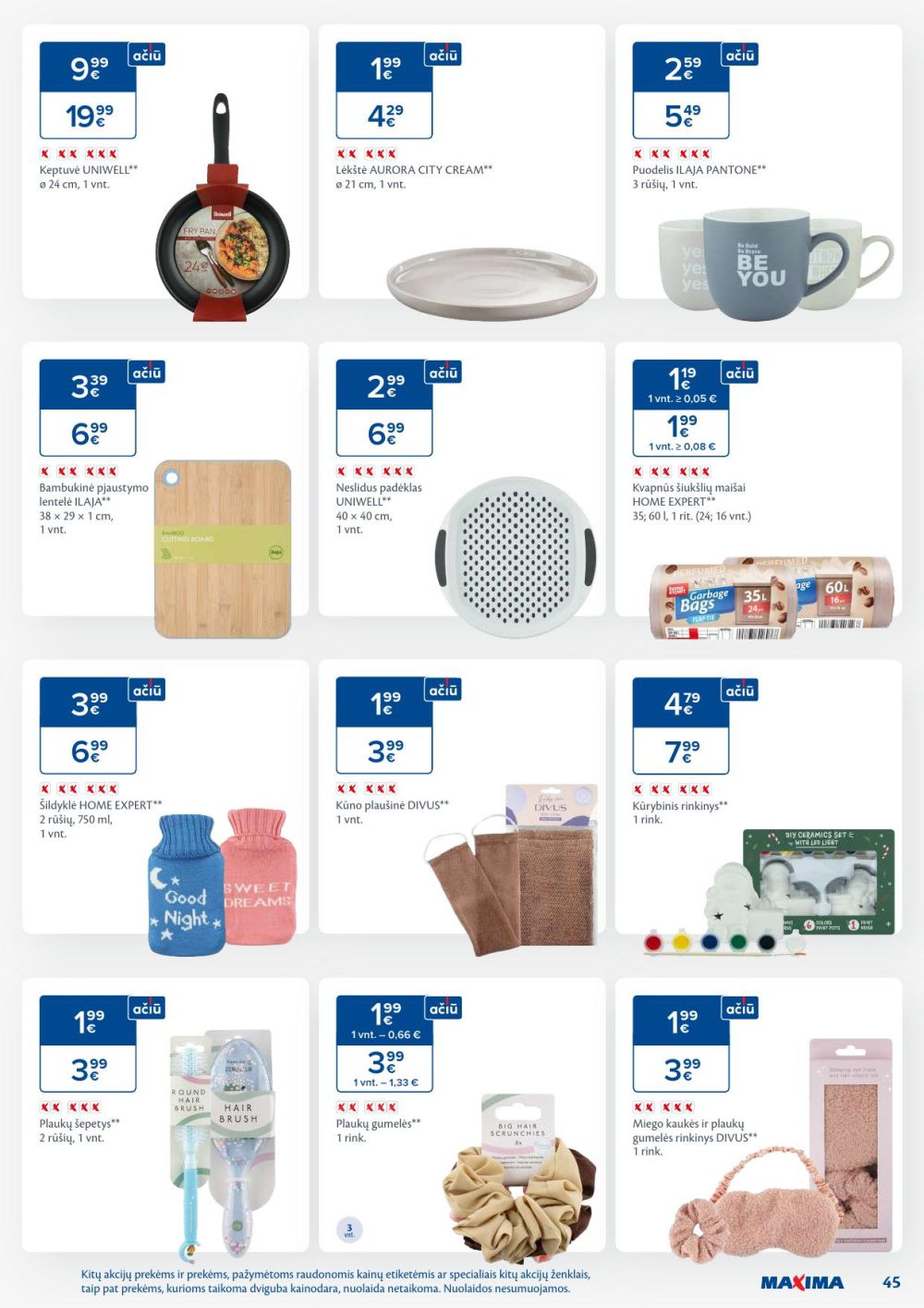 MAXIMA - Kaininis leidinys Nr.46 (2025 11 11 - 2025 11 17) | 45