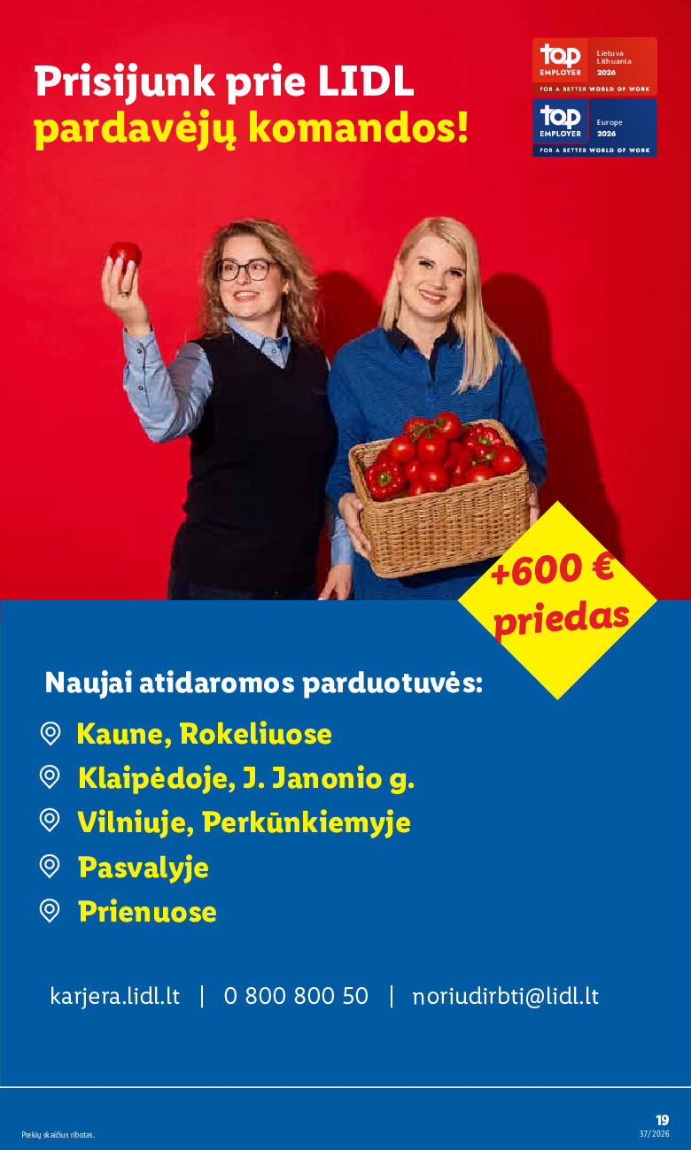 NE MAISTO PREKIŲ PASIŪLYMAI (2026-09-07 - 2026-09-13) | 19