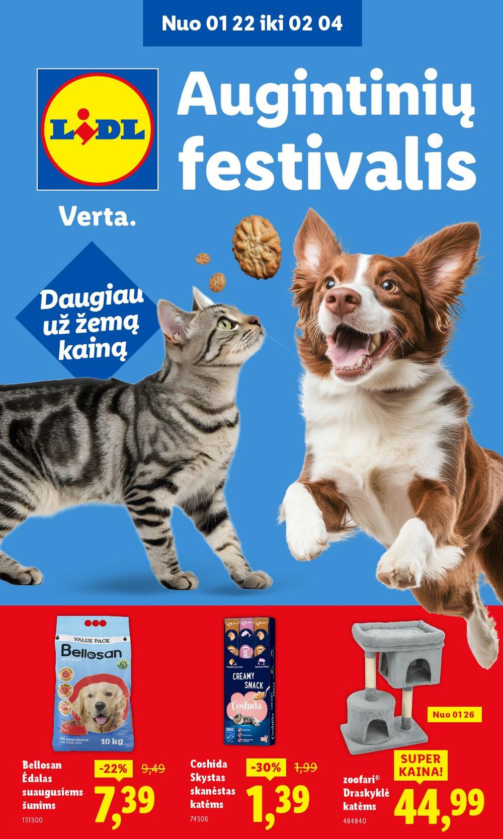 LIDL - Gyvūnų katalogas (2026 01 22 - 2026 02 04) | 1