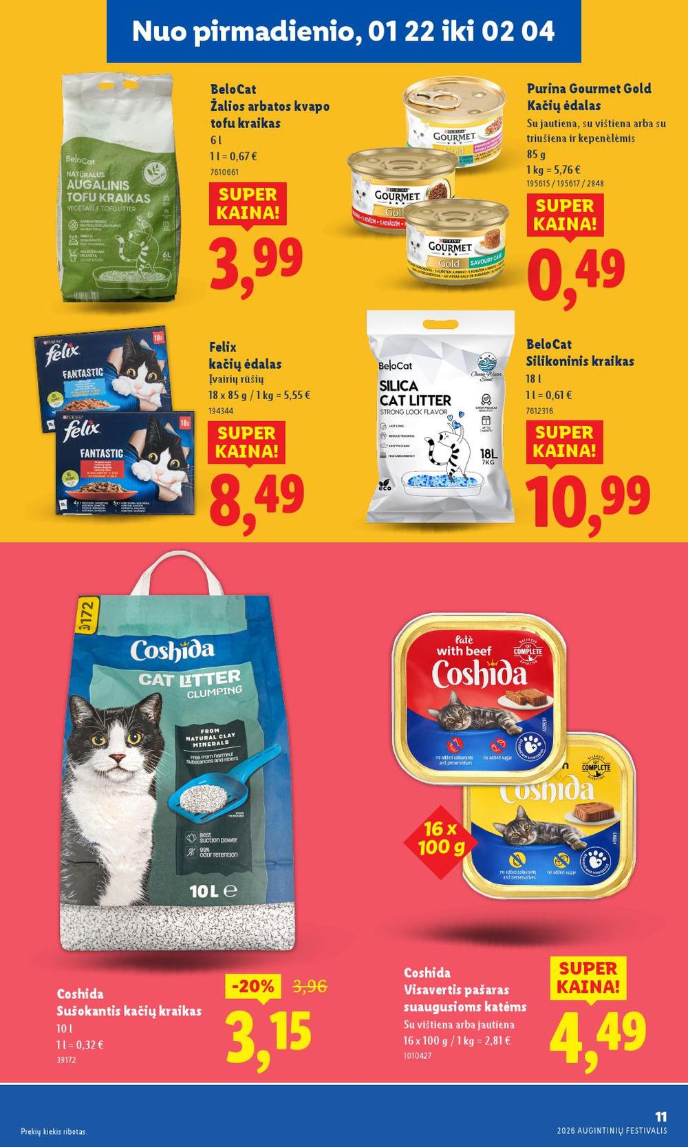 LIDL - Gyvūnų katalogas (2026 01 22 - 2026 02 04) | 11
