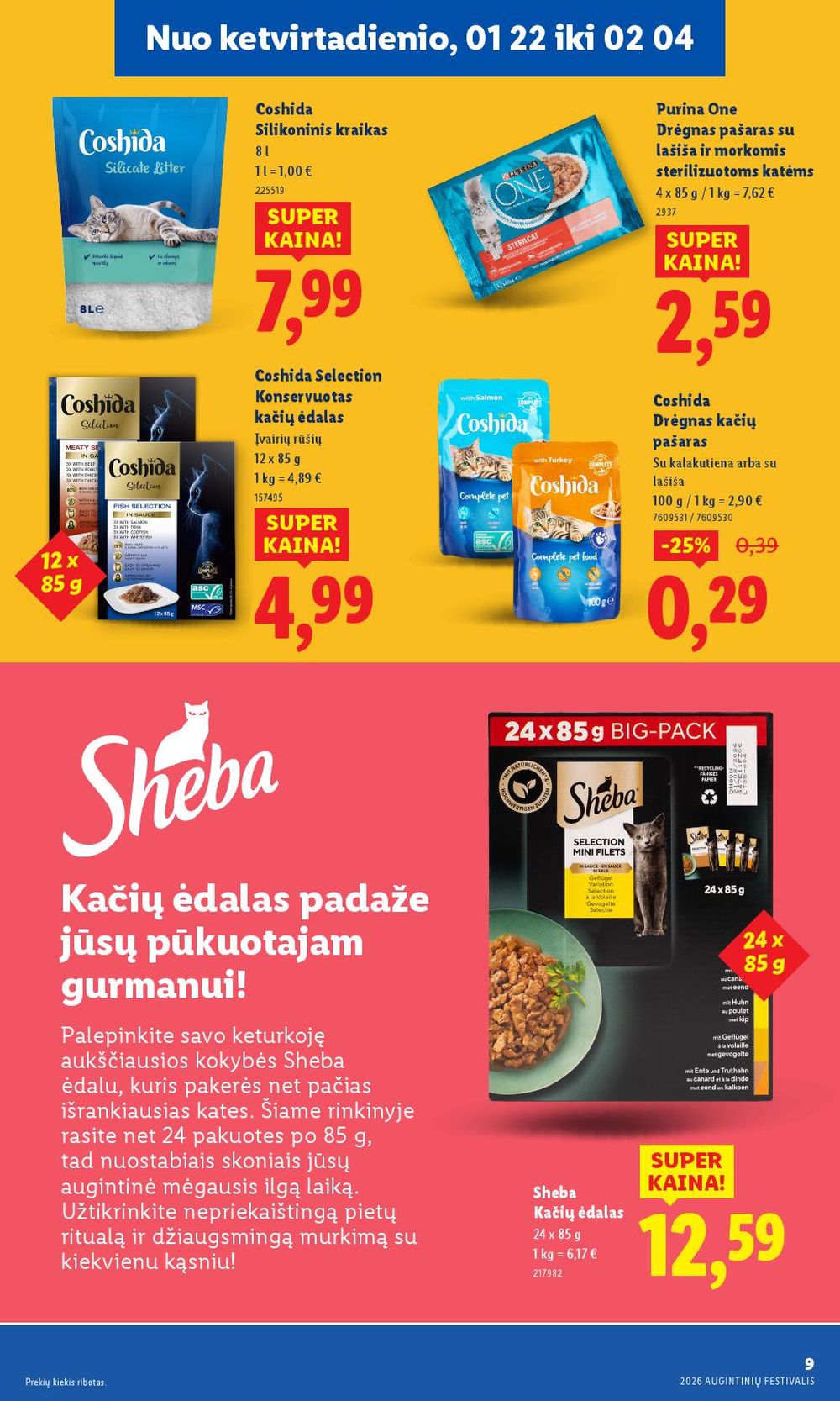 LIDL - Gyvūnų katalogas (2026 01 22 - 2026 02 04) | 9