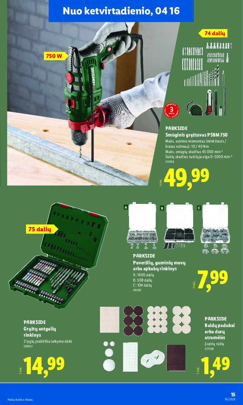 NE MAISTO PREKIŲ PASIŪLYMAI (2026-04-13 - 2026-04-19) | 15
