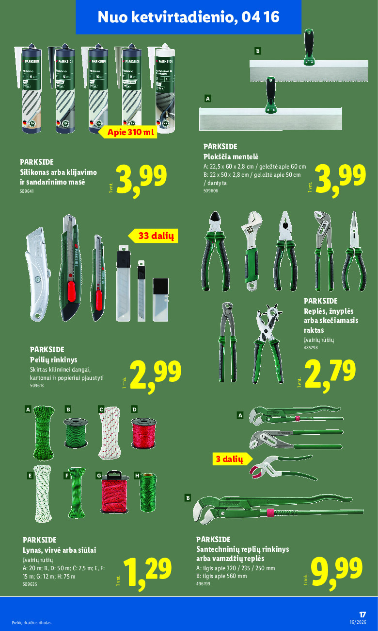 NE MAISTO PREKIŲ PASIŪLYMAI (2026-04-13 - 2026-04-19) | 17