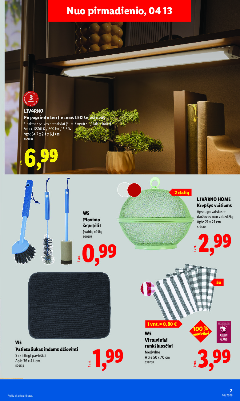 NE MAISTO PREKIŲ PASIŪLYMAI (2026-04-13 - 2026-04-19) | 7