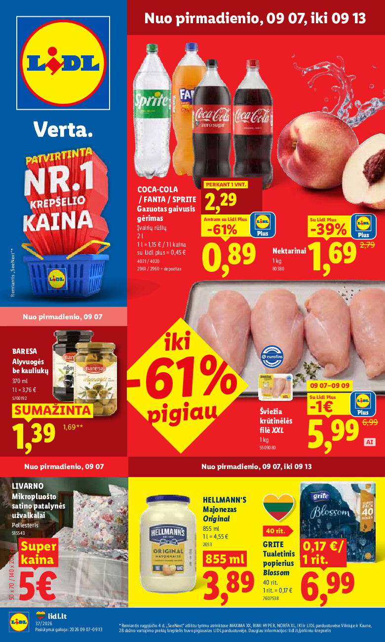 MAISTO PREKIŲ PASIŪLYMAI (2026-09-07 - 2026-09-13) | 1