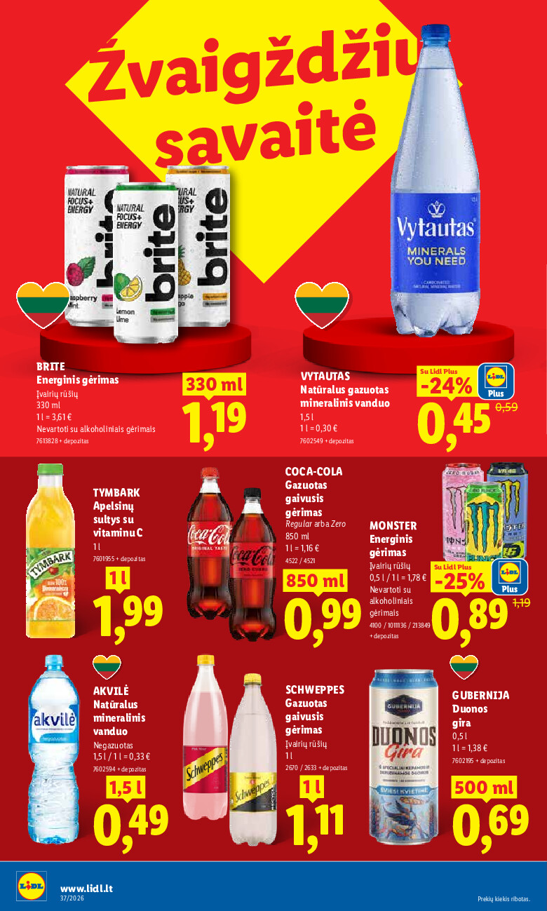 MAISTO PREKIŲ PASIŪLYMAI (2026-09-07 - 2026-09-13) | 12