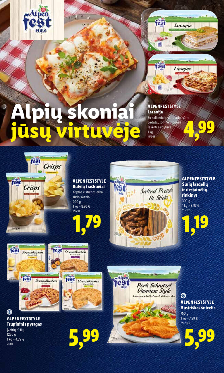 MAISTO PREKIŲ PASIŪLYMAI (2026-09-07 - 2026-09-13) | 22