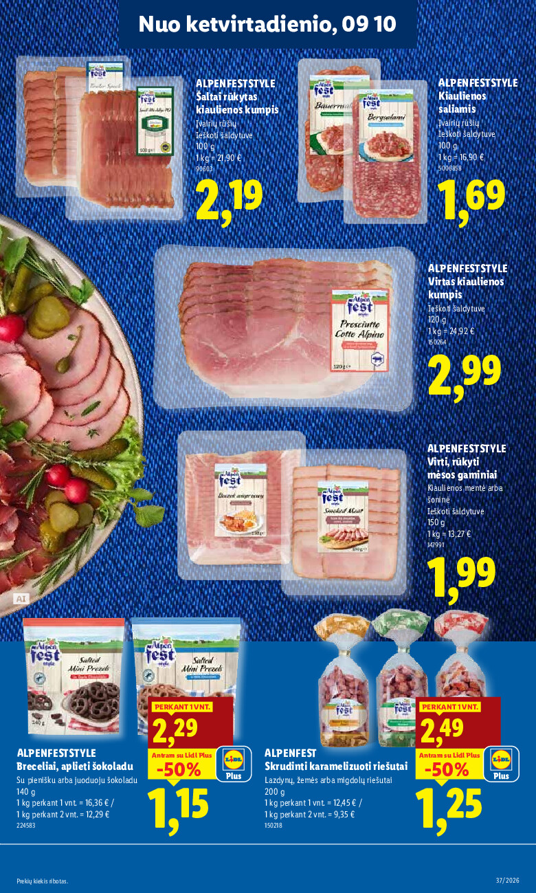 MAISTO PREKIŲ PASIŪLYMAI (2026-09-07 - 2026-09-13) | 23