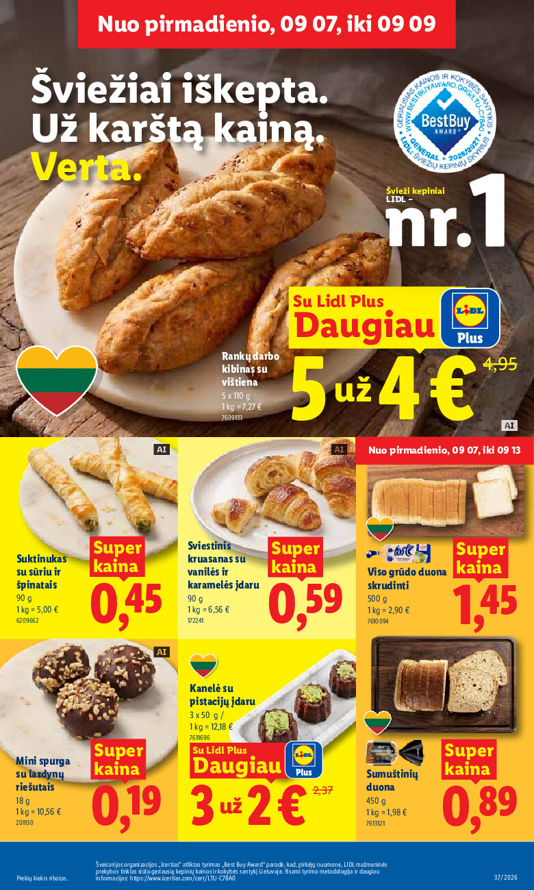 MAISTO PREKIŲ PASIŪLYMAI (2026-09-07 - 2026-09-13) | 4