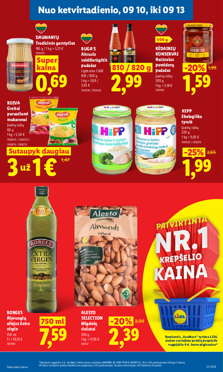 MAISTO PREKIŲ PASIŪLYMAI (2026-09-07 - 2026-09-13) | 31