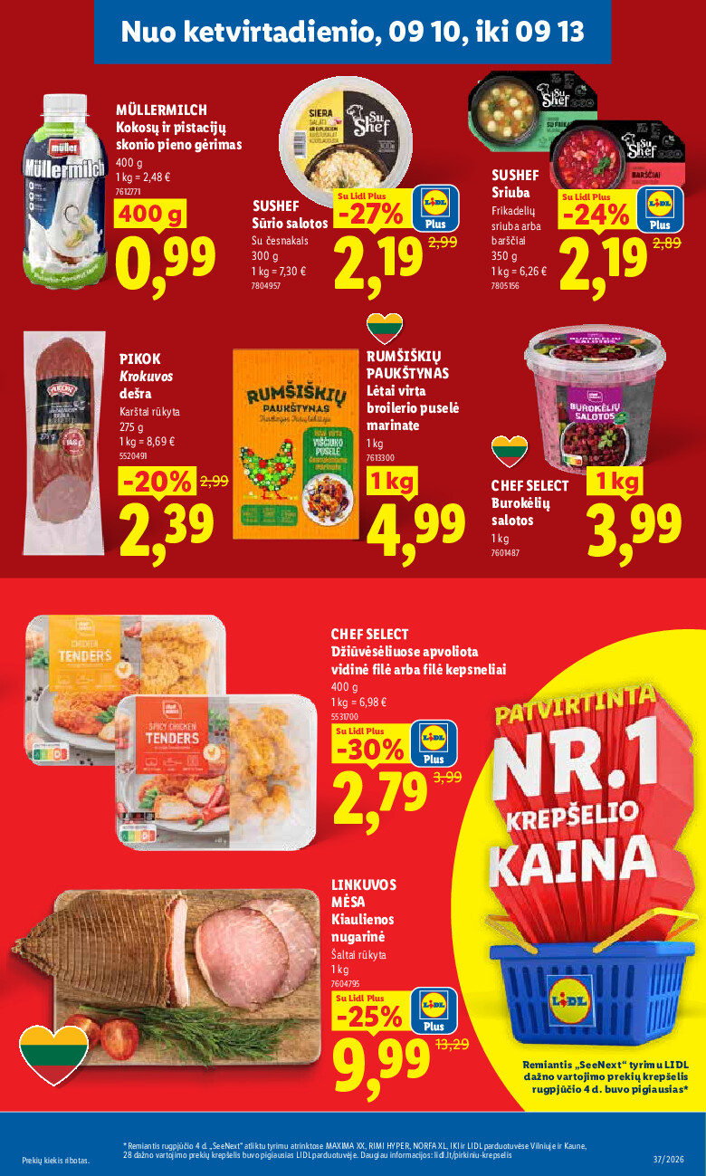 MAISTO PREKIŲ PASIŪLYMAI (2026-09-07 - 2026-09-13) | 33