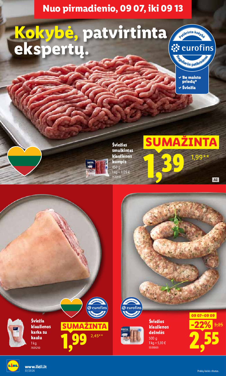 MAISTO PREKIŲ PASIŪLYMAI (2026-09-07 - 2026-09-13) | 5