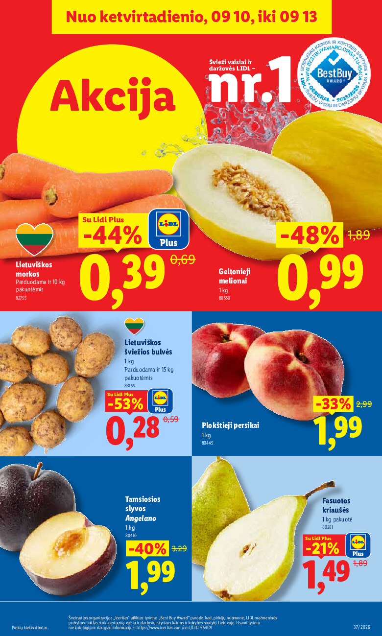 MAISTO PREKIŲ PASIŪLYMAI (2026-09-07 - 2026-09-13) | 41