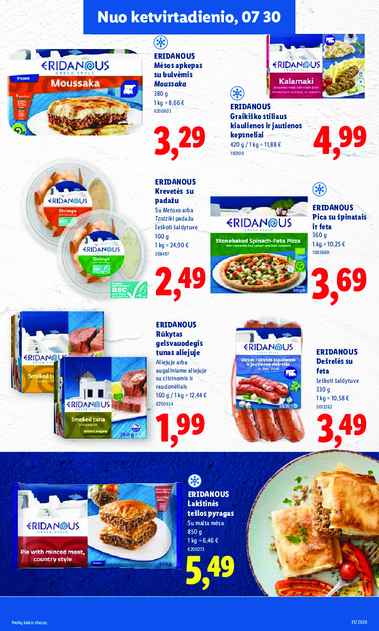 MAISTO PREKIŲ PASIŪLYMAI (2026-07-27 - 2026-08-02) | 27