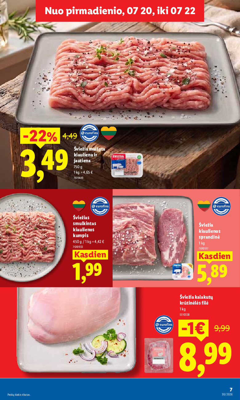 MAISTO PREKIŲ PASIŪLYMAI (2026-07-20 - 2026-07-26) | 11