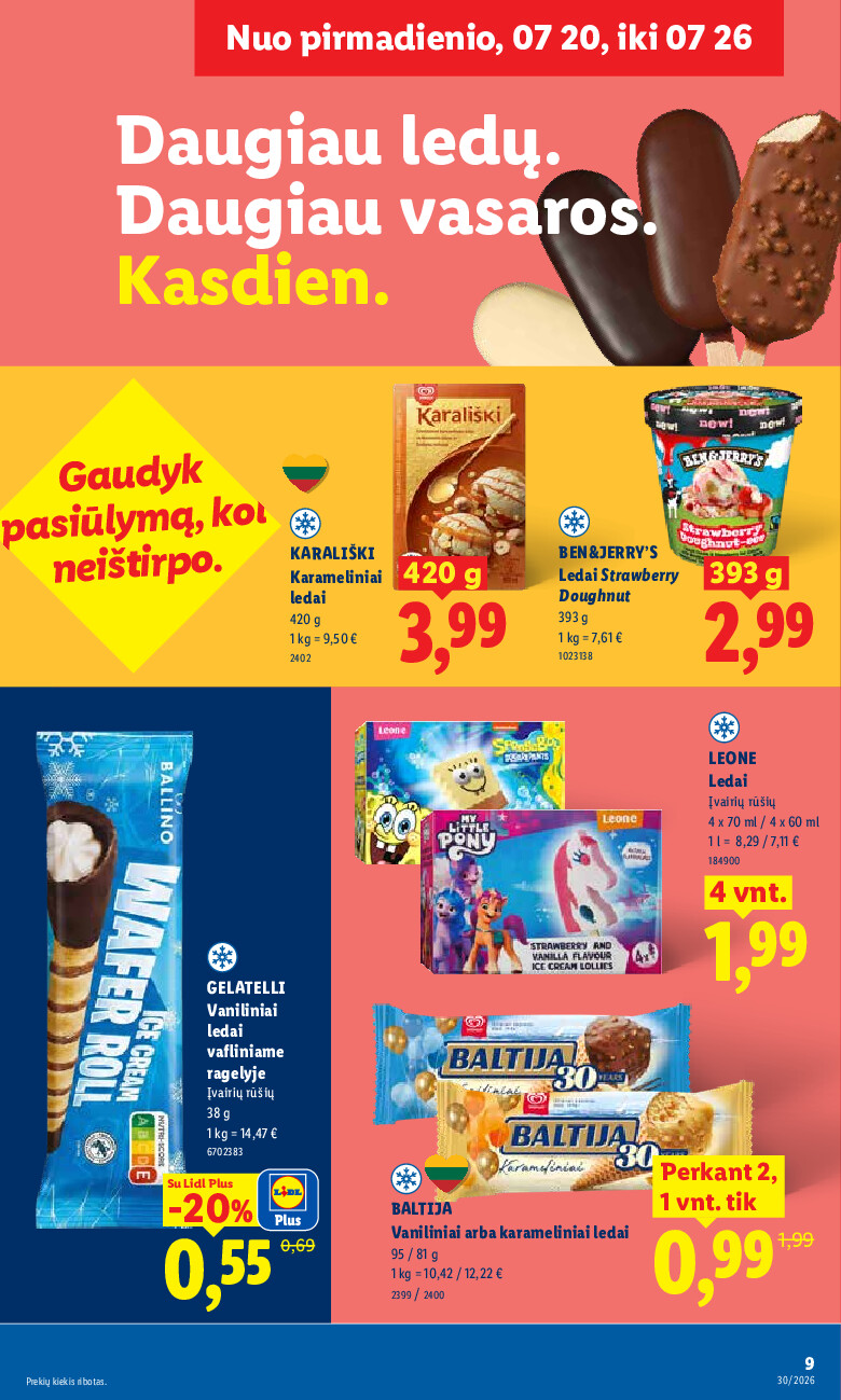 MAISTO PREKIŲ PASIŪLYMAI (2026-07-20 - 2026-07-26) | 16