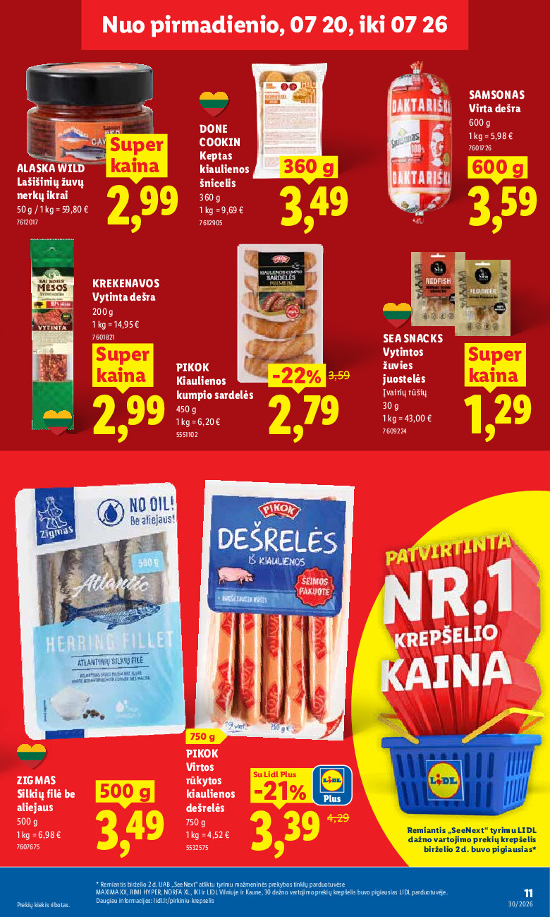 MAISTO PREKIŲ PASIŪLYMAI (2026-07-20 - 2026-07-26) | 19