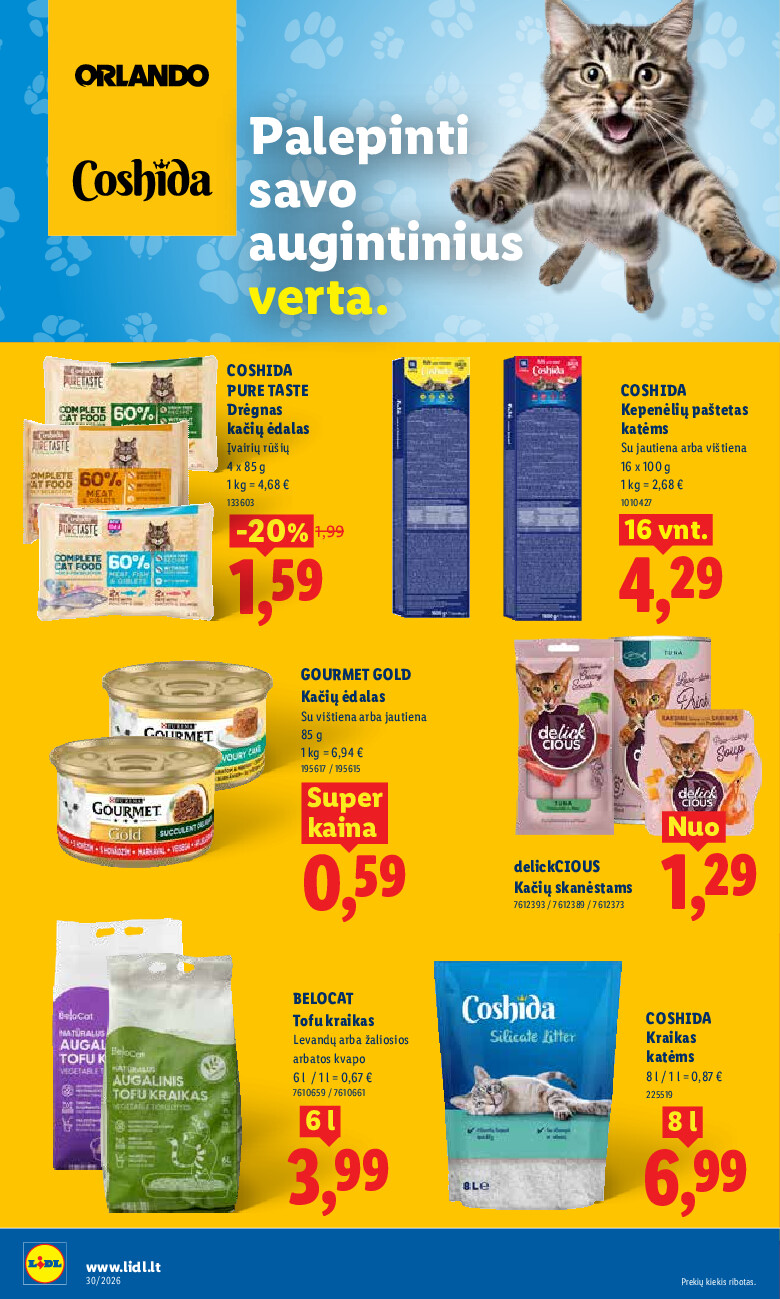 MAISTO PREKIŲ PASIŪLYMAI (2026-07-20 - 2026-07-26) | 26