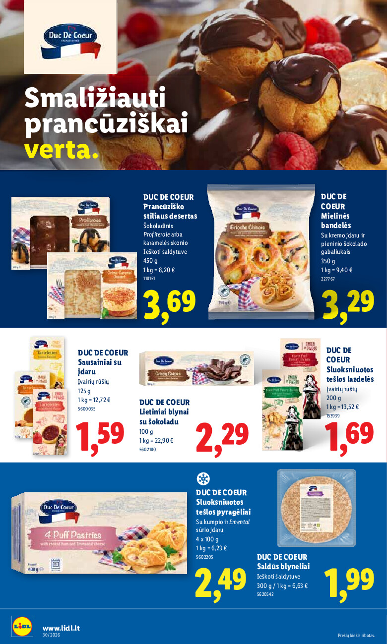 MAISTO PREKIŲ PASIŪLYMAI (2026-07-20 - 2026-07-26) | 32