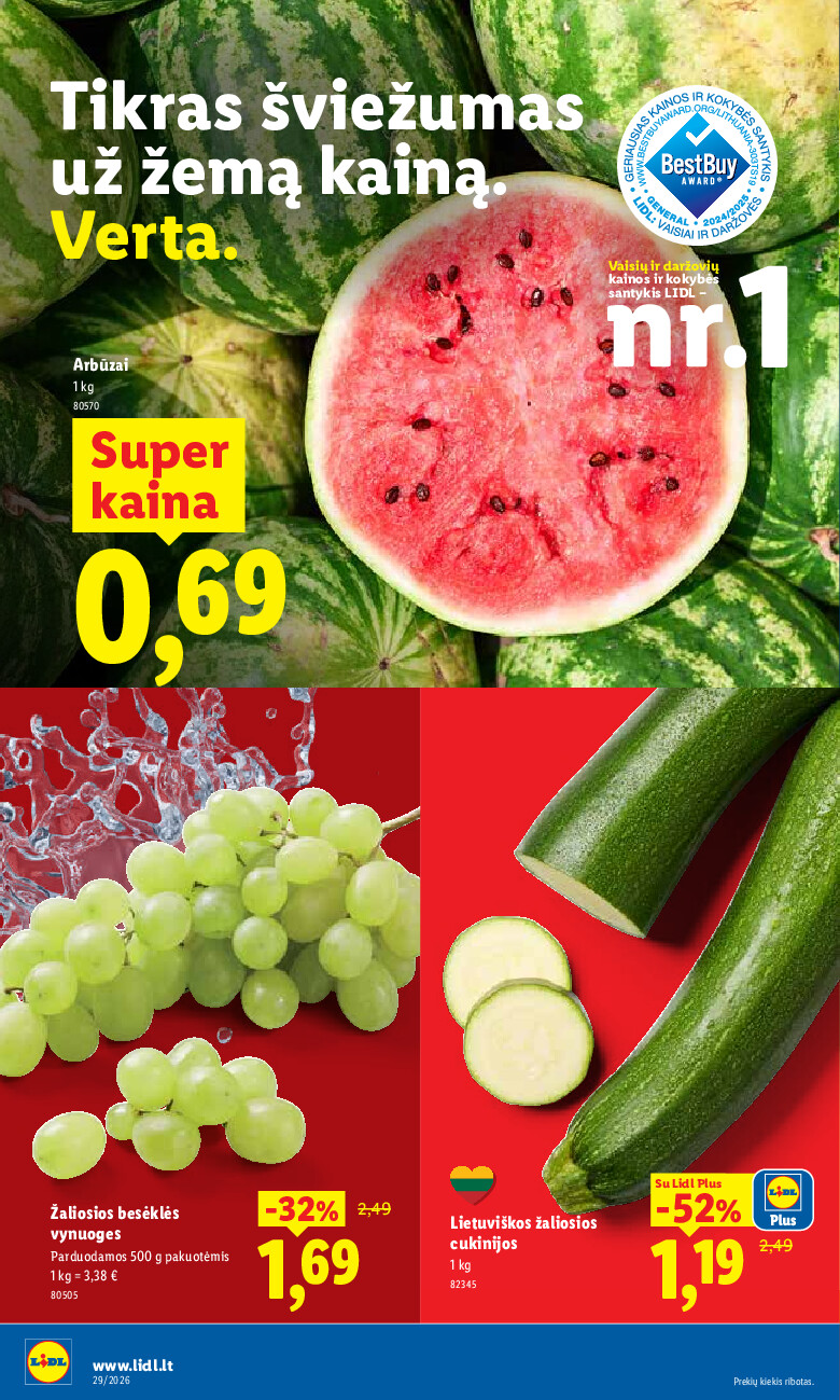 MAISTO PREKIŲ PASIŪLYMAI (2026-07-20 - 2026-07-26) | 42