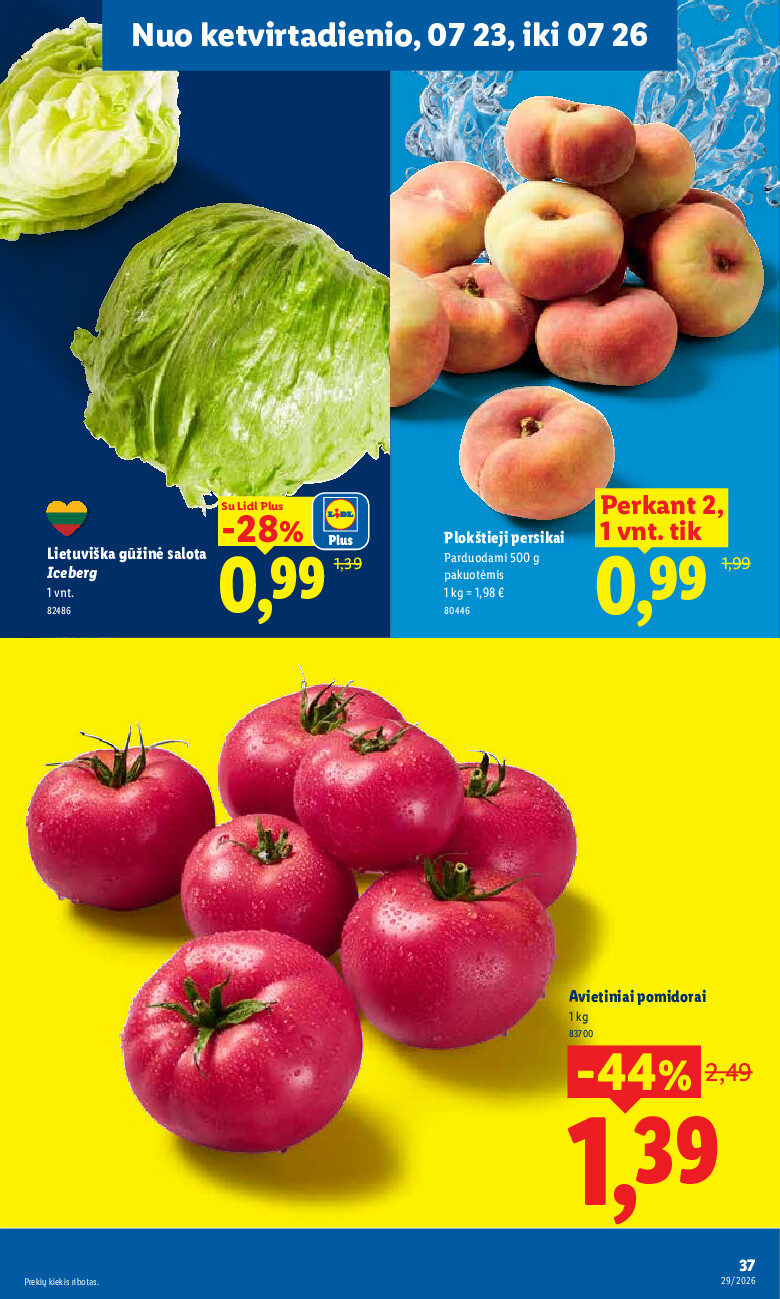 MAISTO PREKIŲ PASIŪLYMAI (2026-07-20 - 2026-07-26) | 43