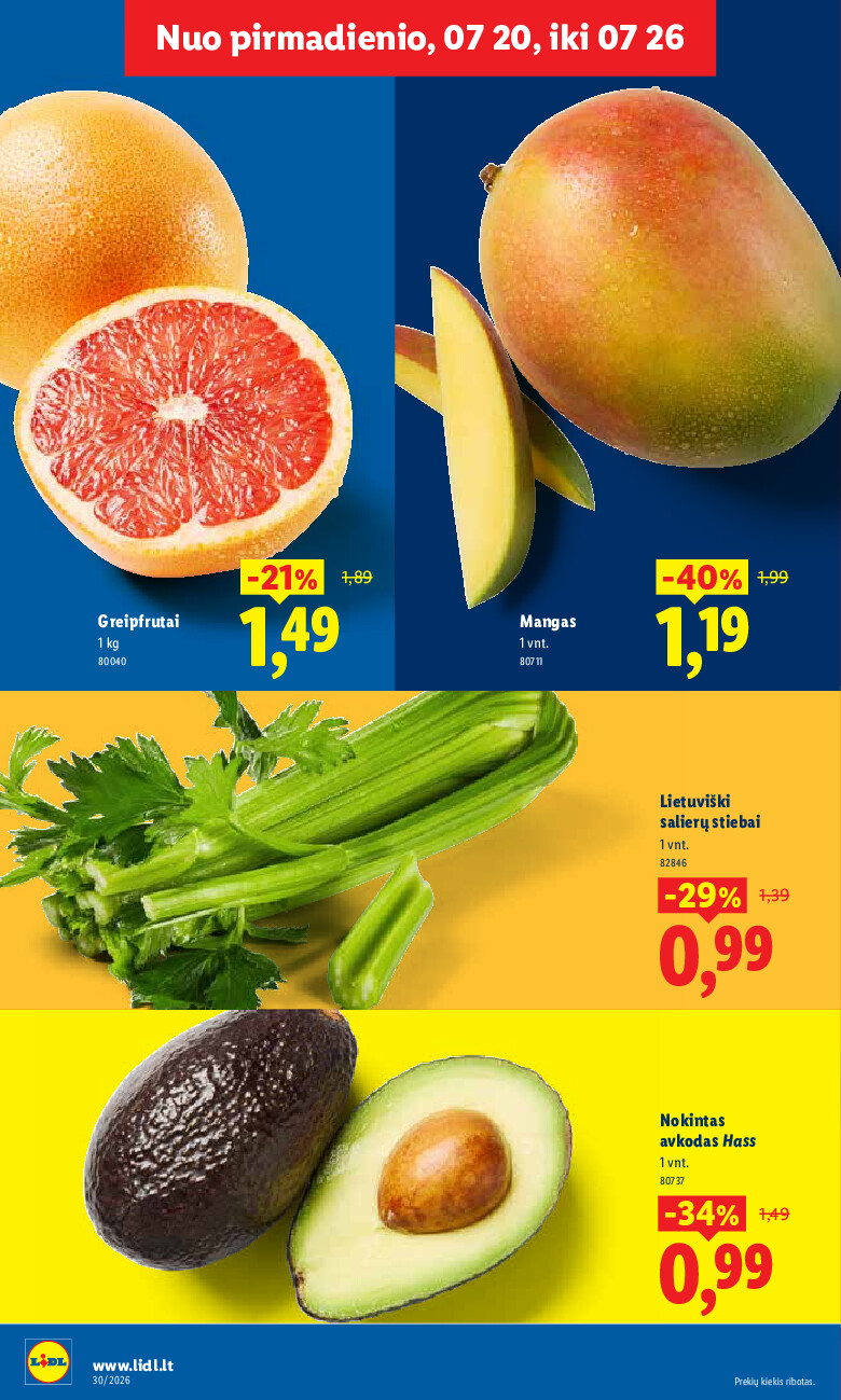 MAISTO PREKIŲ PASIŪLYMAI (2026-07-20 - 2026-07-26) | 6