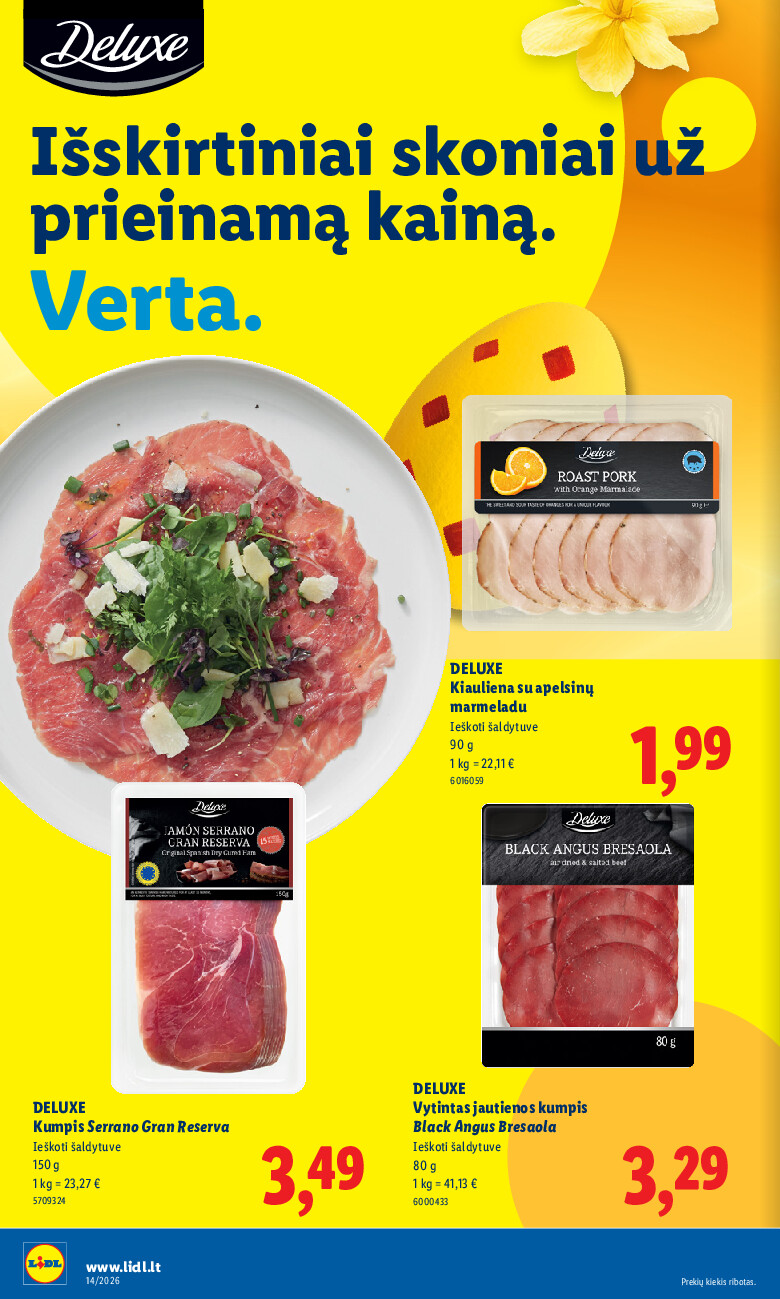 MAISTO PREKIŲ PASIŪLYMAI (2026-03-30 - 2026-04-05) | 10