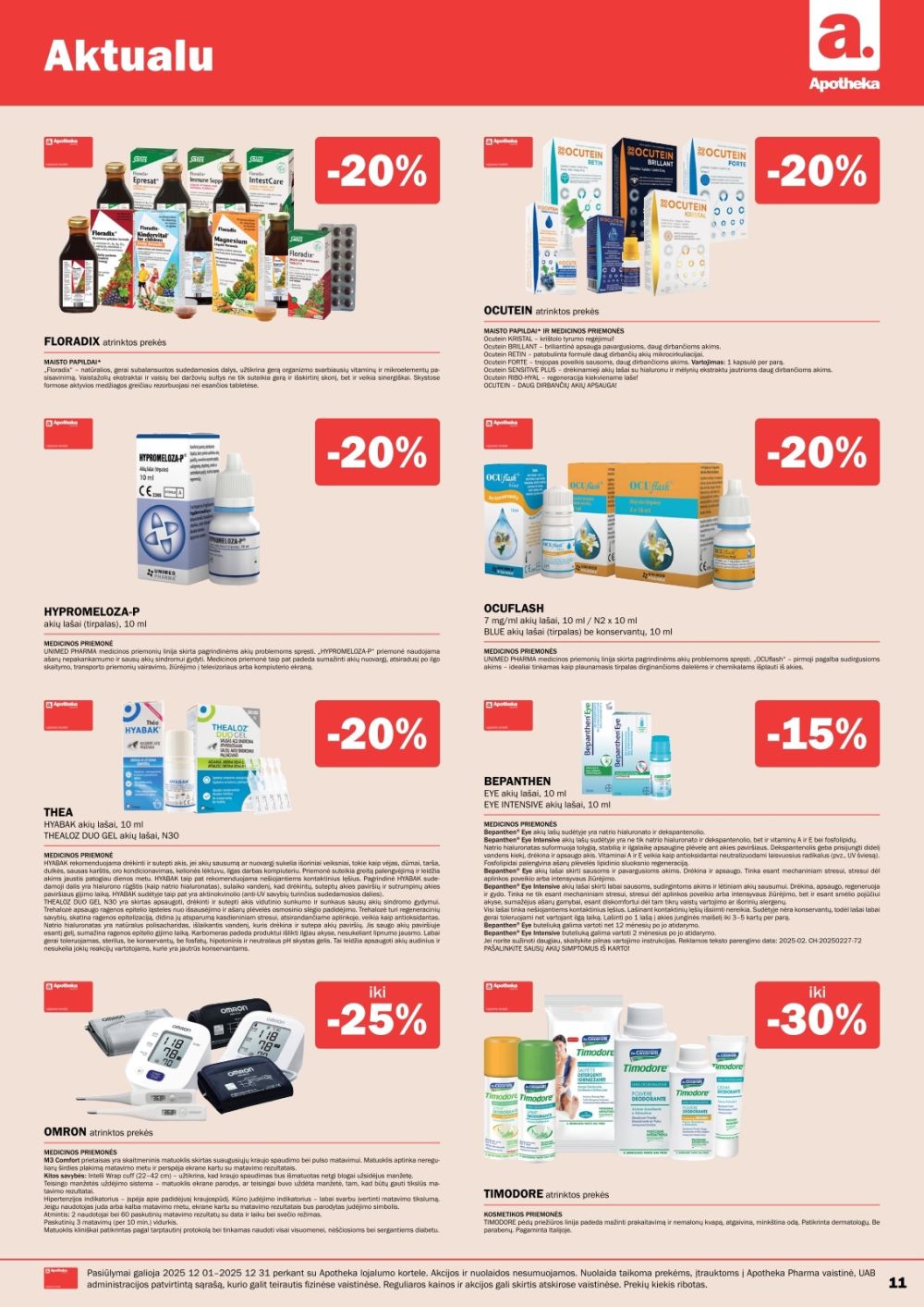 APOTHEKA (2025 12 01 - 2025 12 31) | 11