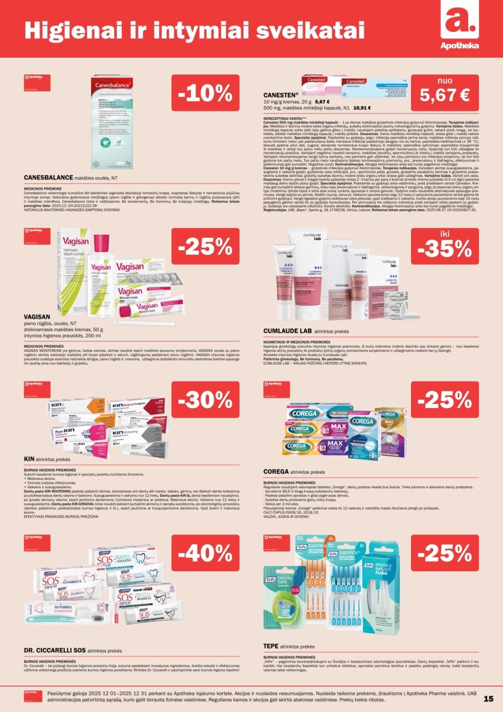 APOTHEKA (2025 12 01 - 2025 12 31) | 15