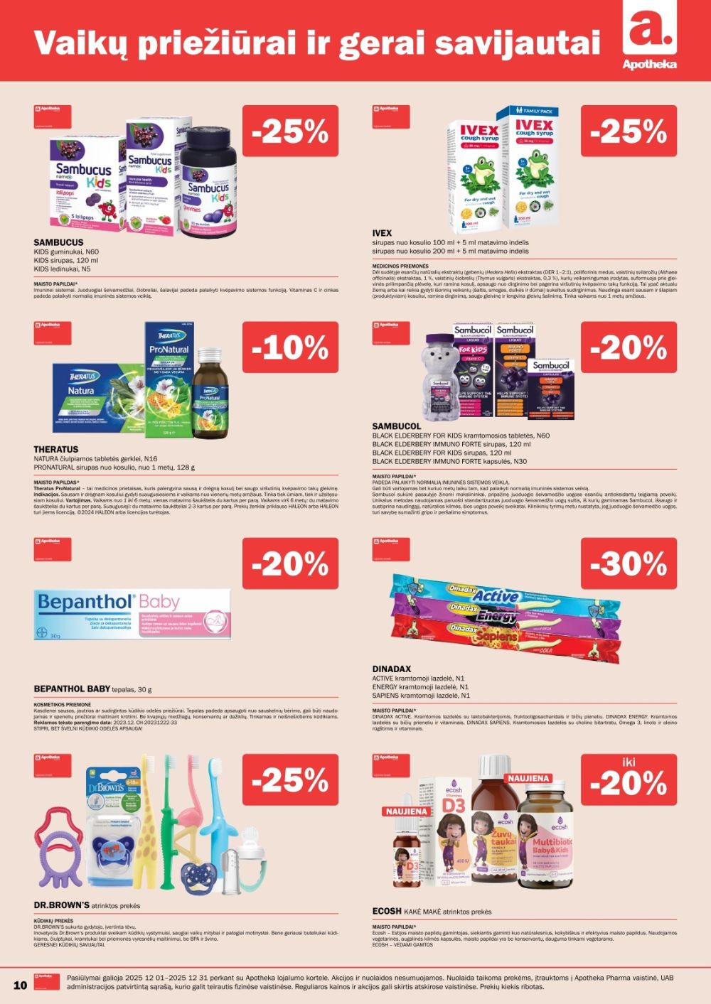 APOTHEKA (2025 12 01 - 2025 12 31) | 10