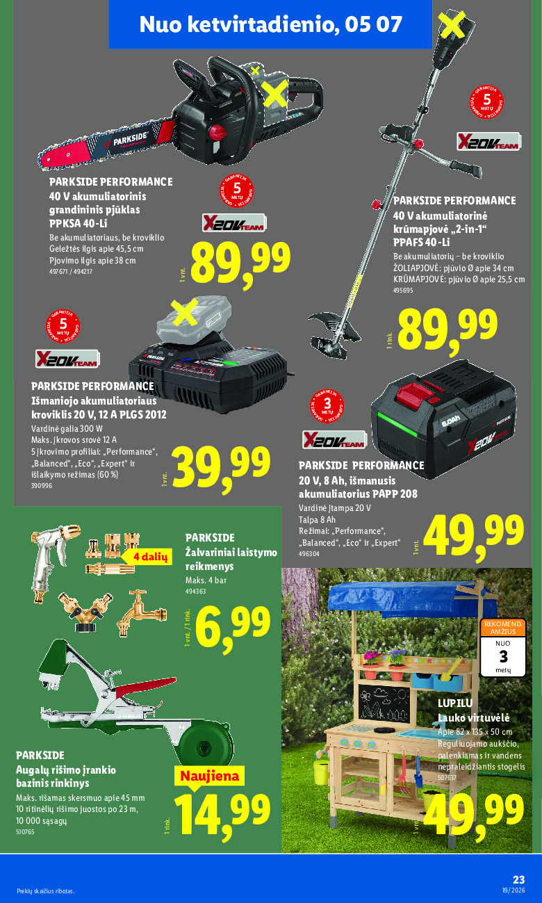 NE MAISTO PREKIŲ PASIŪLYMAI (2026-05-04 - 2026-05-10) | 23
