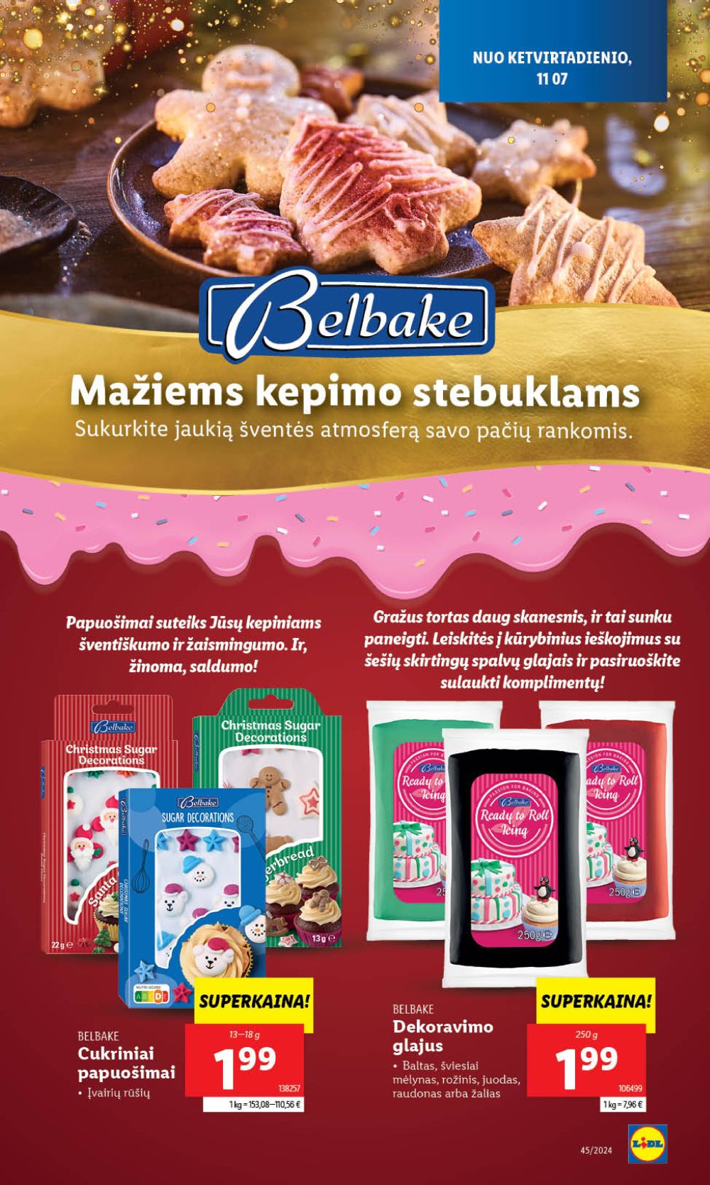 LIDL - BELBAKE - mažiems kepimo stebuklams (2024 11 04 - 2024 11 10) | 1