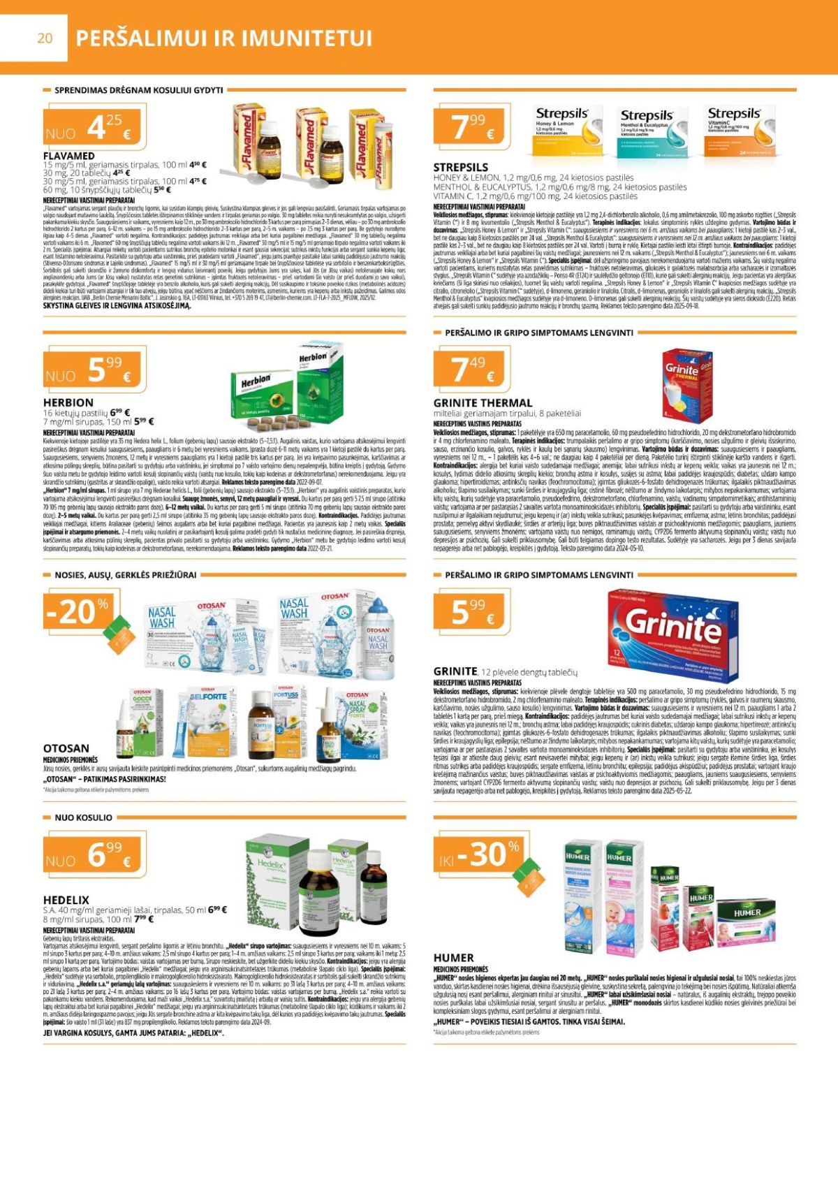 GINTARINĖ VAISTINĖ (2026 03 01 - 2026 03 31) | 20