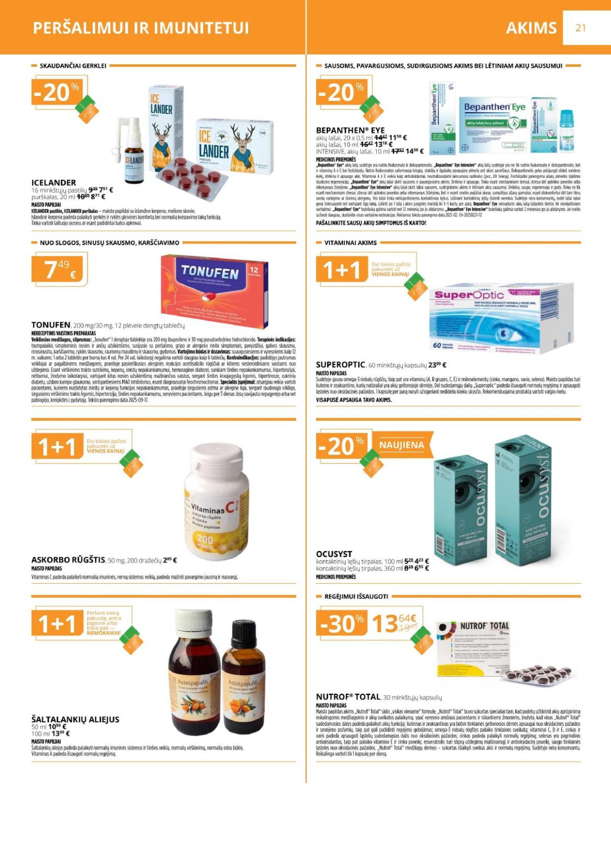 GINTARINĖ VAISTINĖ (2026 03 01 - 2026 03 31) | 21