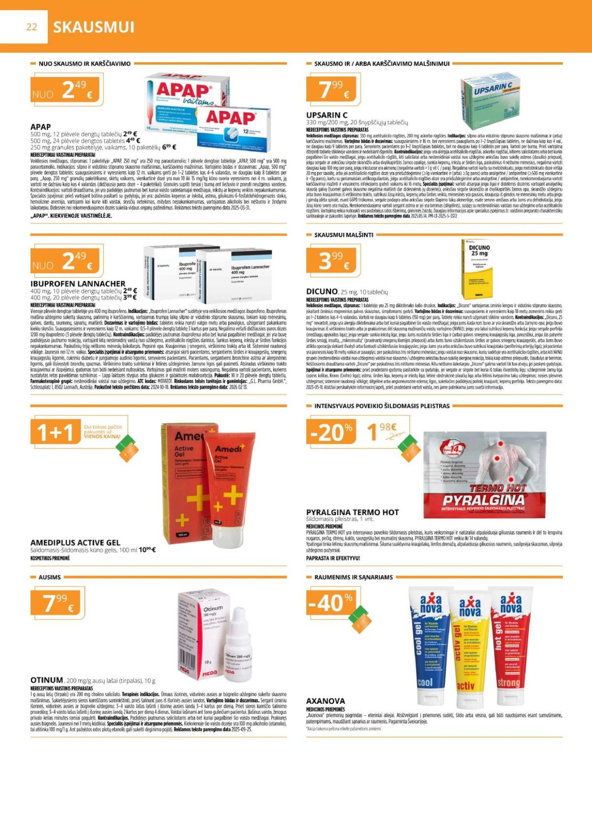 GINTARINĖ VAISTINĖ (2026 03 01 - 2026 03 31) | 22