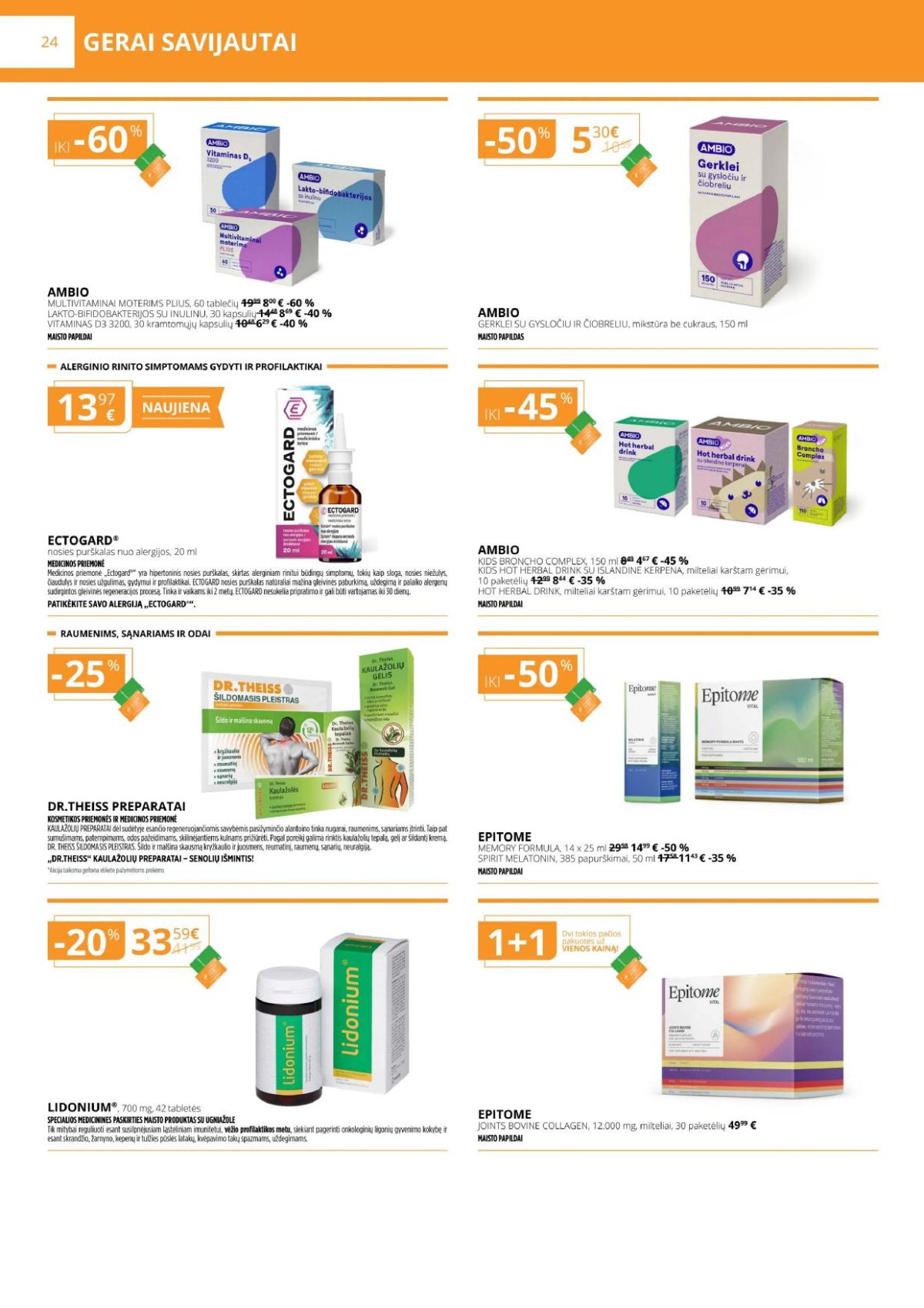 GINTARINĖ VAISTINĖ (2026 03 01 - 2026 03 31) | 24