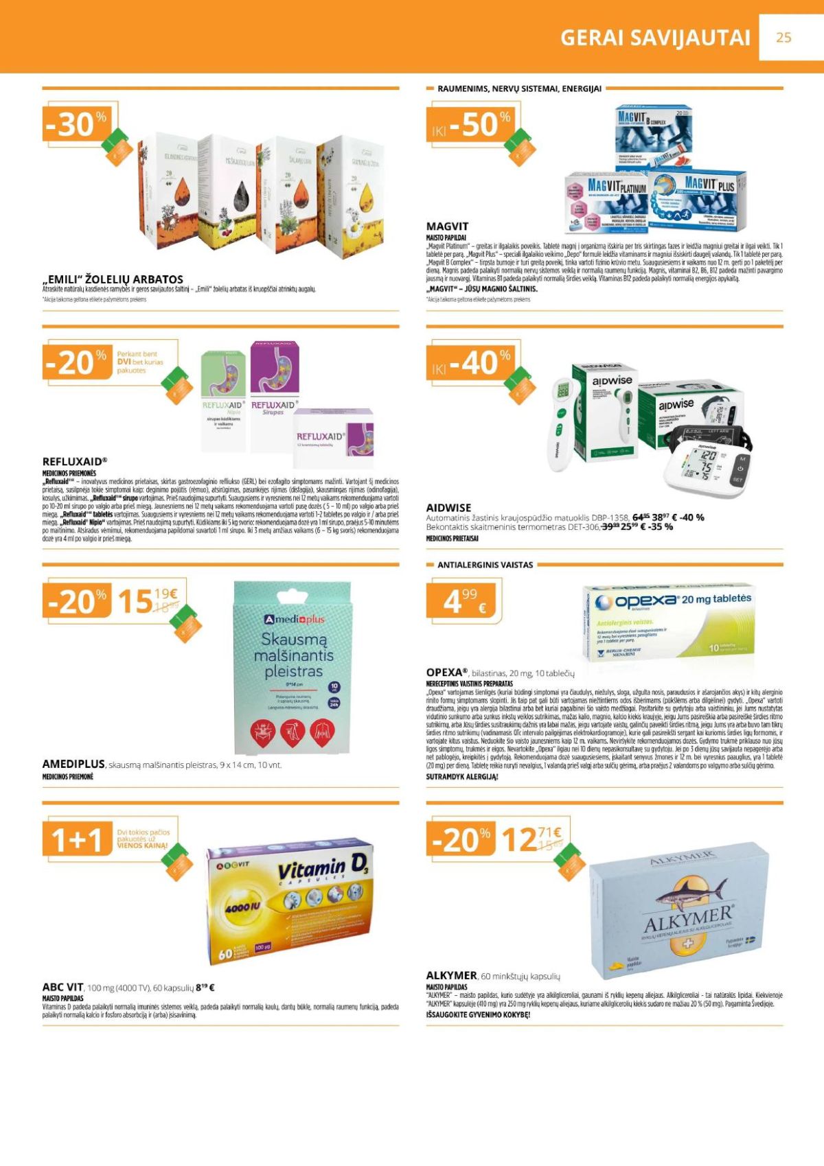 GINTARINĖ VAISTINĖ (2026 03 01 - 2026 03 31) | 25