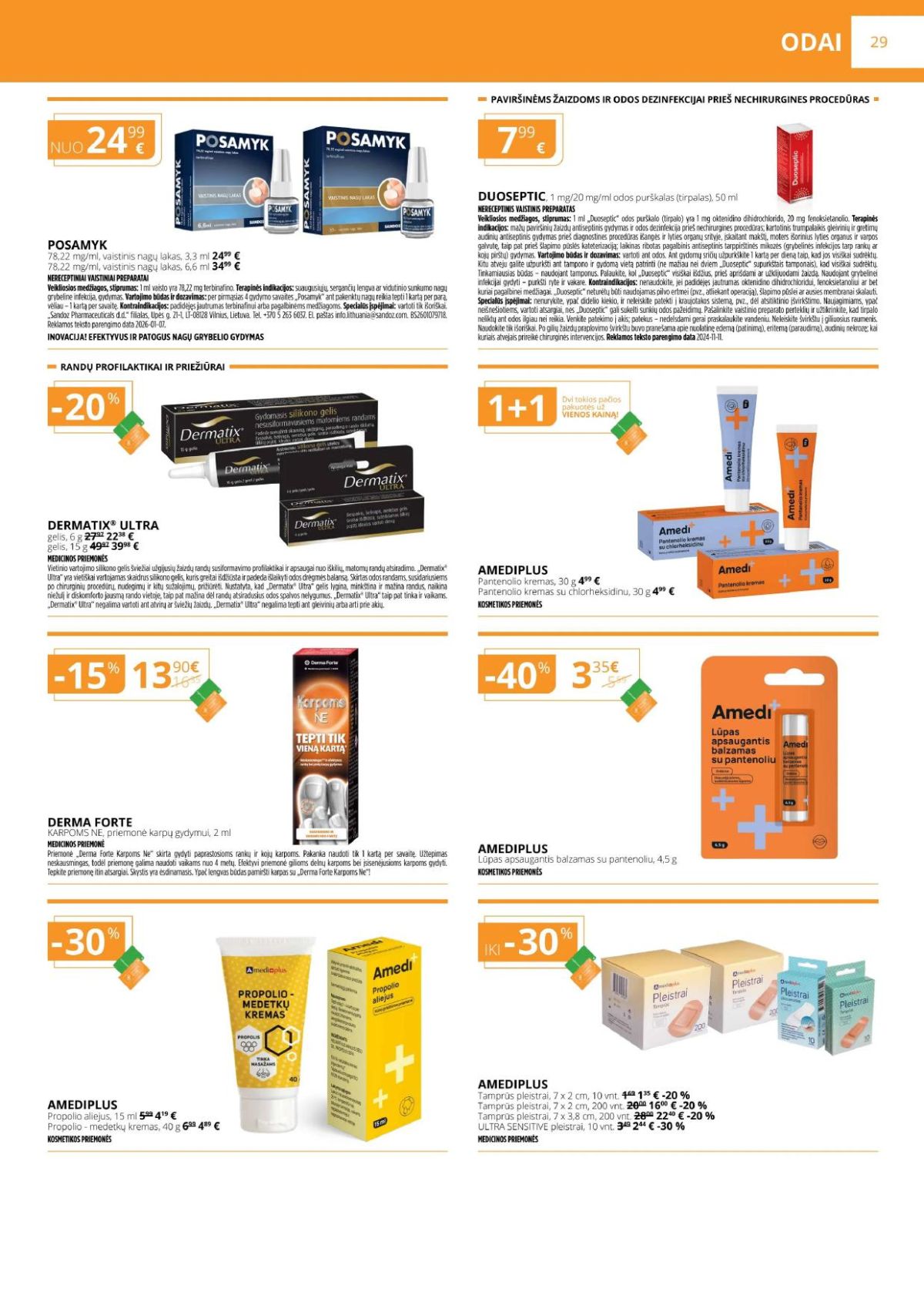 GINTARINĖ VAISTINĖ (2026 03 01 - 2026 03 31) | 29